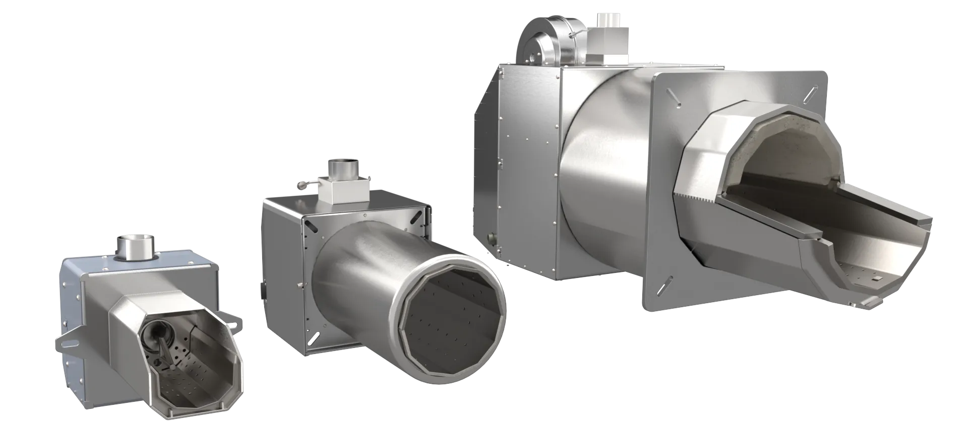 X-line pellet burners