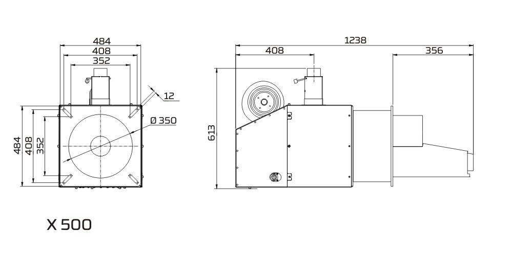 PellasX X 500 burner