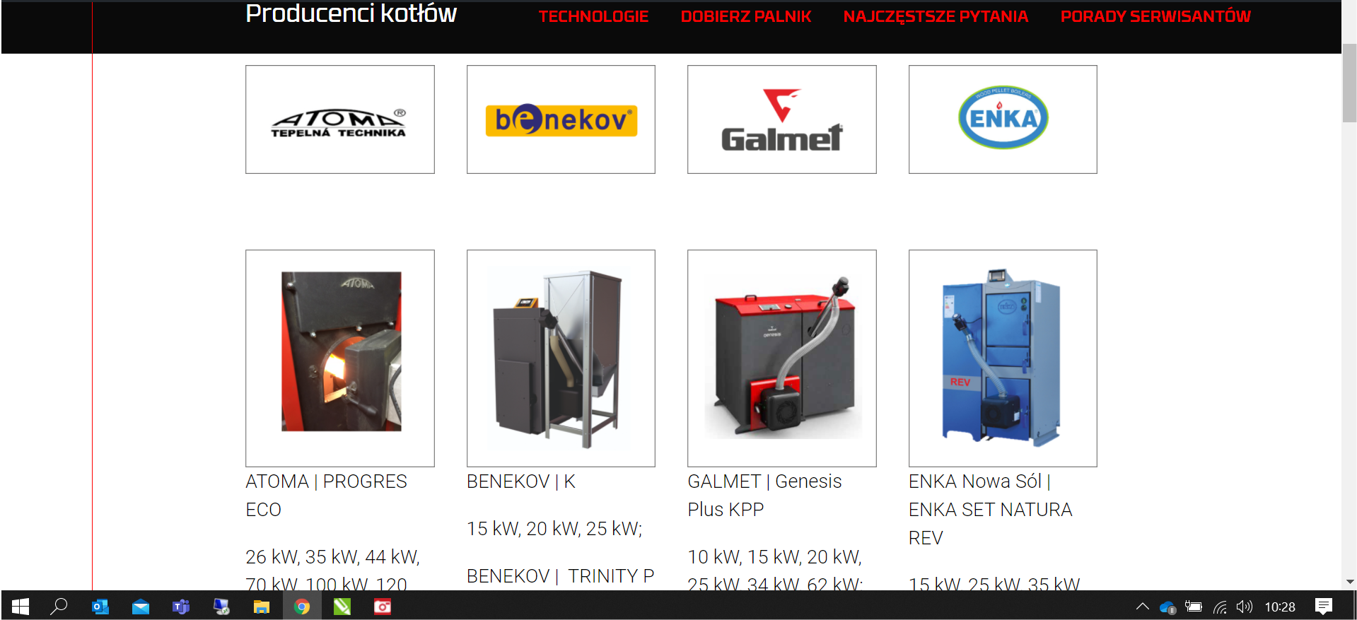 Boilers with PellasX burners